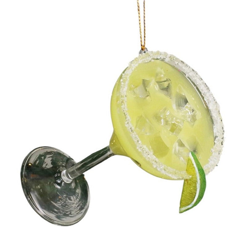 Gisela Graham Margarita with Lime Glass Decoration 02649 main