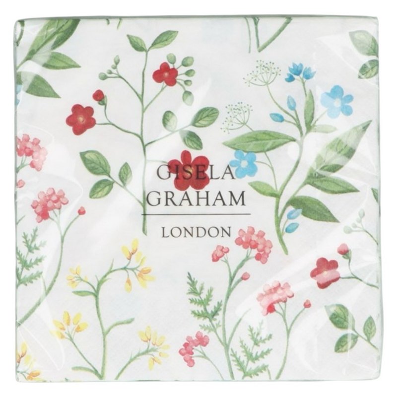 Gisela Graham Meadow Napkins Pack 80385 packaged front
