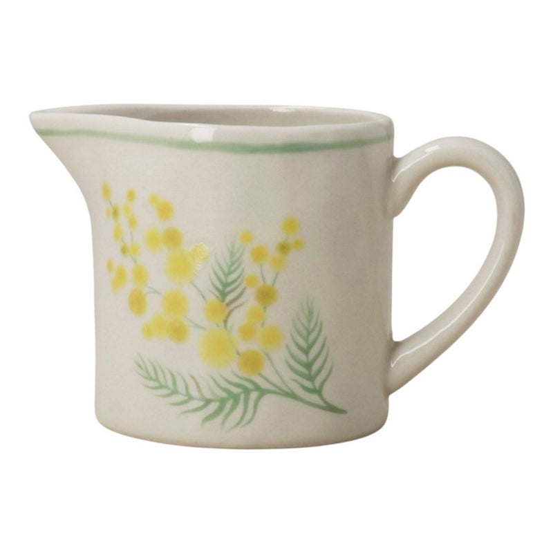 Gisela Graham Mimosa Artisan Stoneware Mini Jug 80429 front