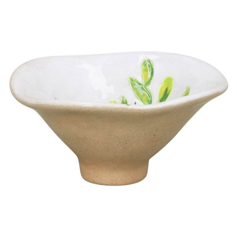 Gisela Graham Mistletoe Stoneware Mini Bowl 39107 side