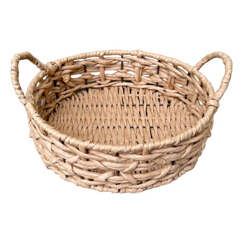 Gisela Graham Natural Rattan Tray with Handles Large 81633 main