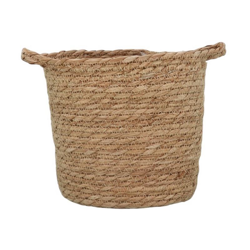 Gisela Graham Natural Woven Basket with Handles Medium 32503 main