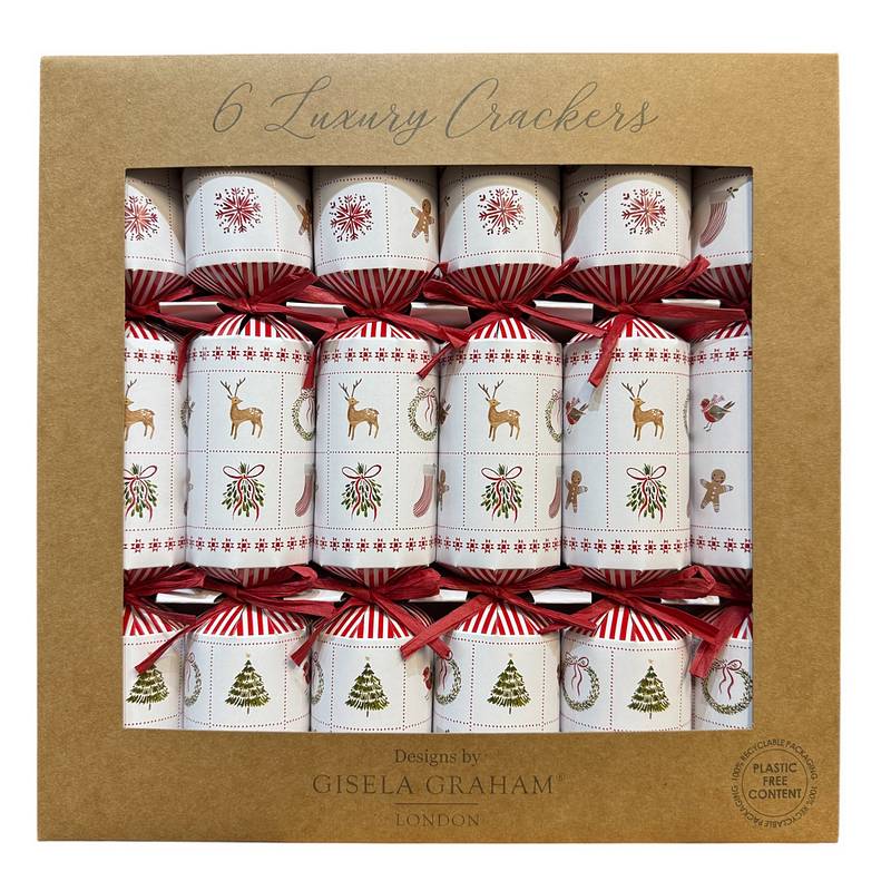 Gisela Graham Nordic Icons Luxury Crackers 38668 front