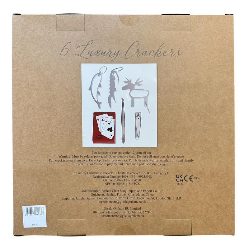 Gisela Graham Nordic Icons Luxury Crackers 38668 rear