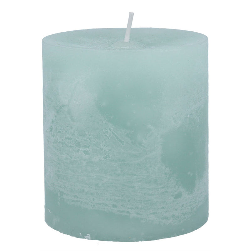 Gisela Graham Pale Blue-Green Pillar Candle Large 51327 main