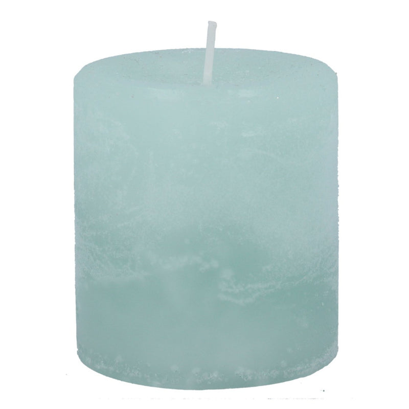 Gisela Graham Pale Blue-Green Pillar Candle Small 51316 main