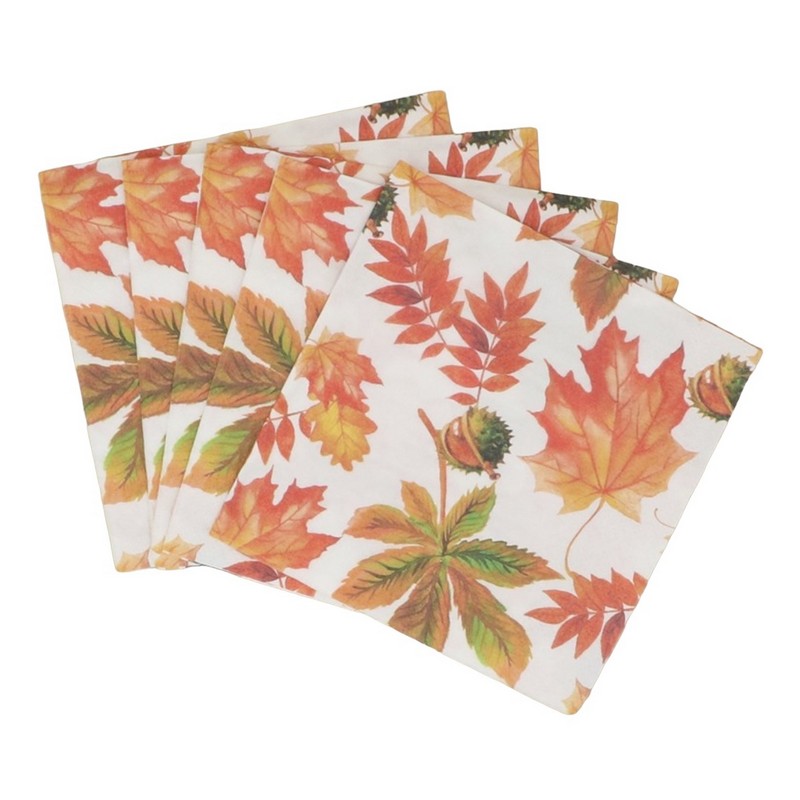 Gisela Graham Paper Napkins Autumn Pack of 20 main