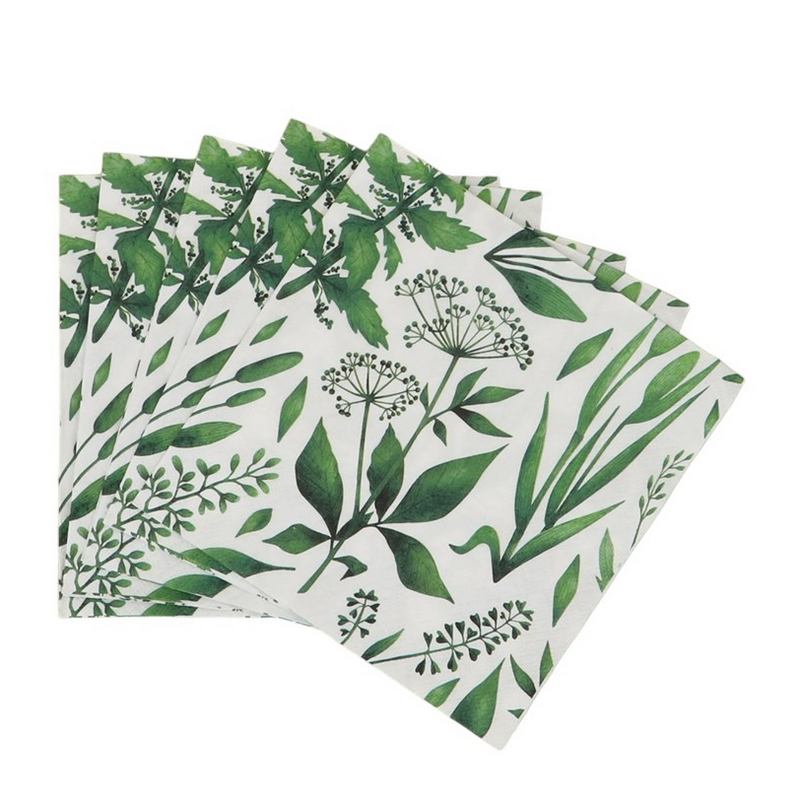 A gorgeous luxury napkin with a lovely botanics design Suitable for most napkin holders