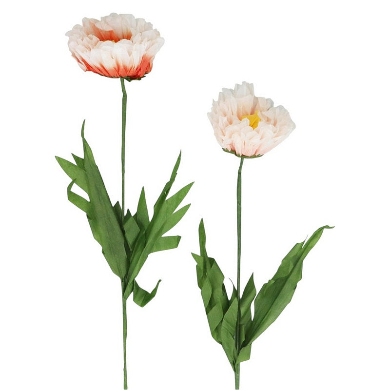 Gisela Graham Pastel Paper Flower Peony 86079 selection