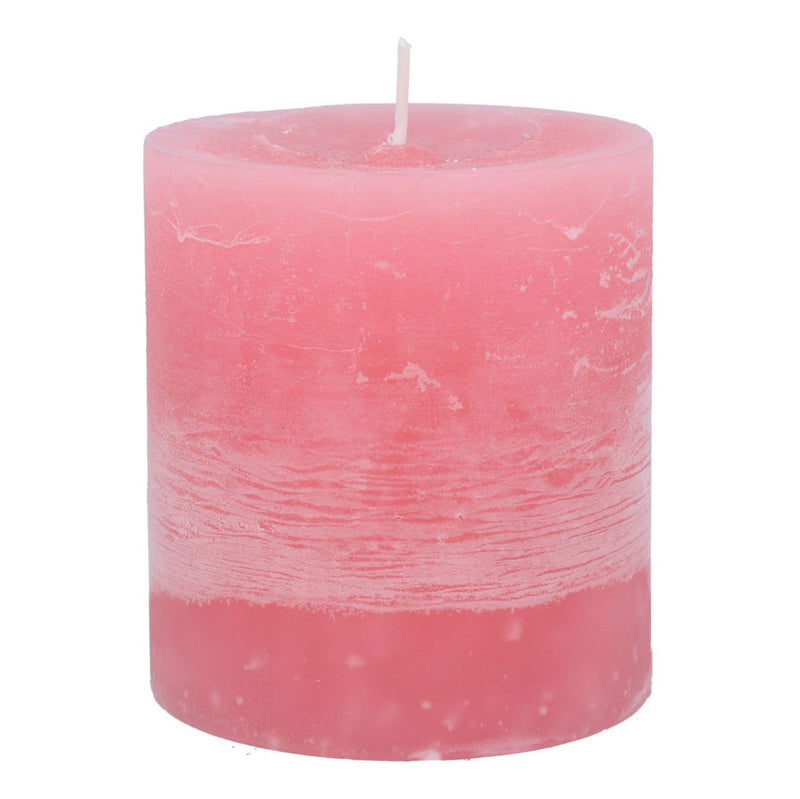 Gisela Graham Pink Pillar Candle Large 51324 main