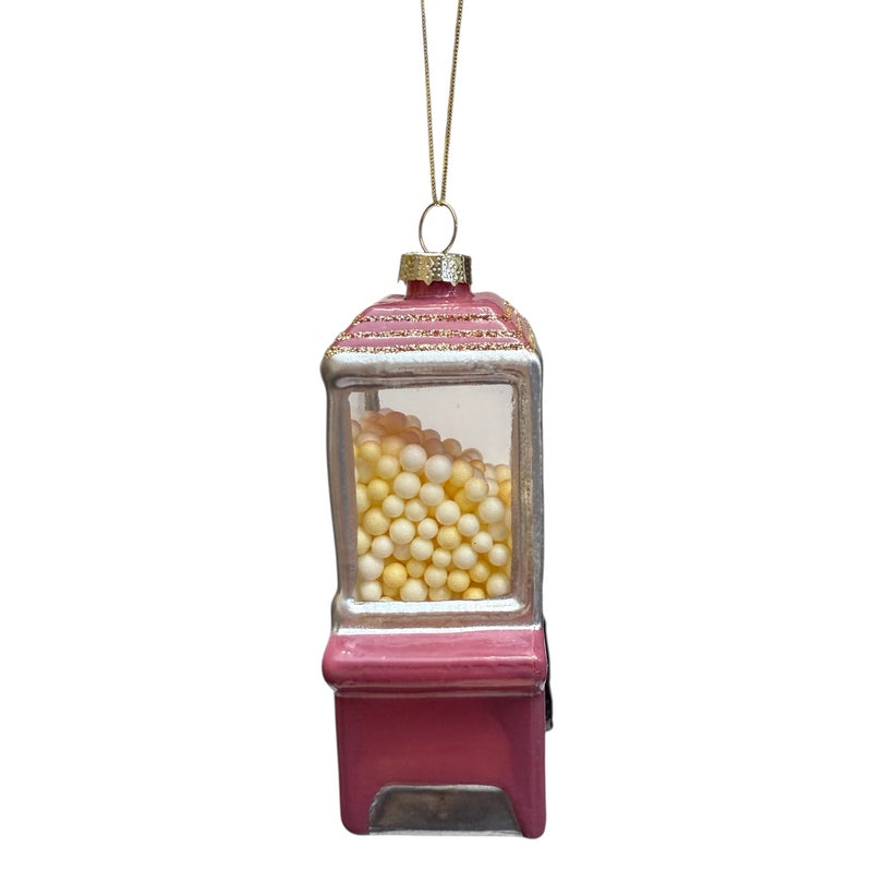 Pink Popcorn Machine Decoration