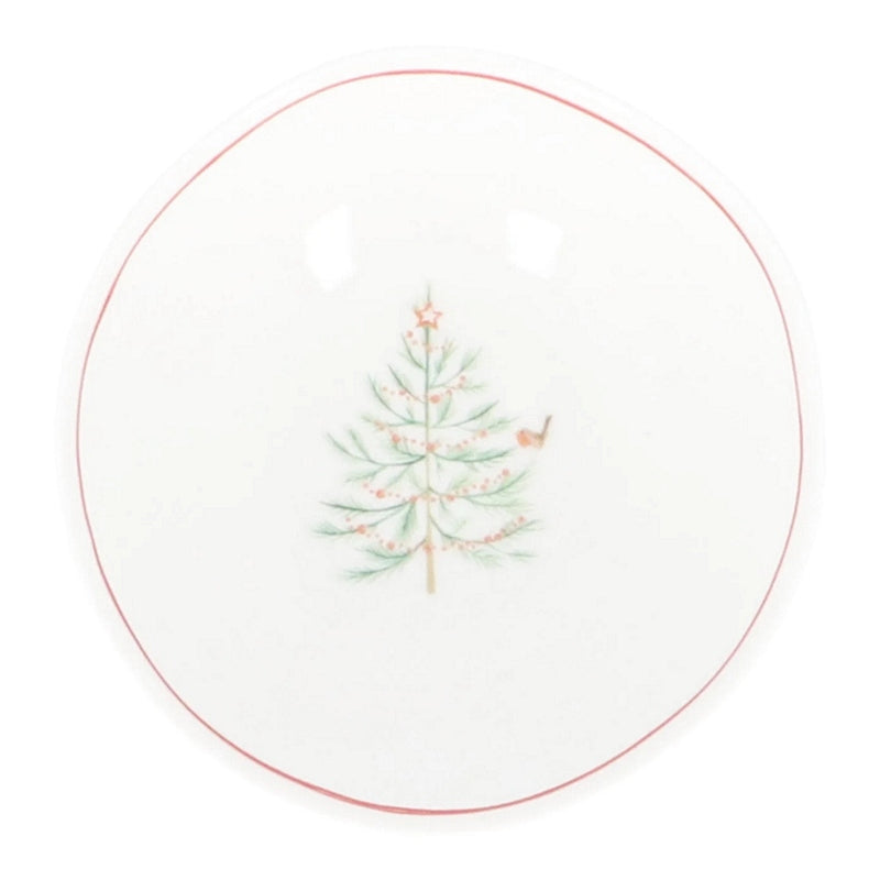 Gisela Graham Scandi Trees Stoneware Bowl 32294 front