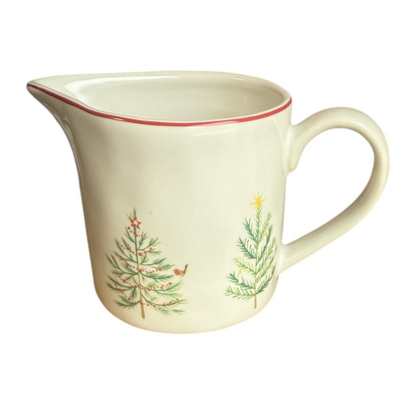 Gisela Graham Scandi Trees Stoneware Mini Jug 32295 main