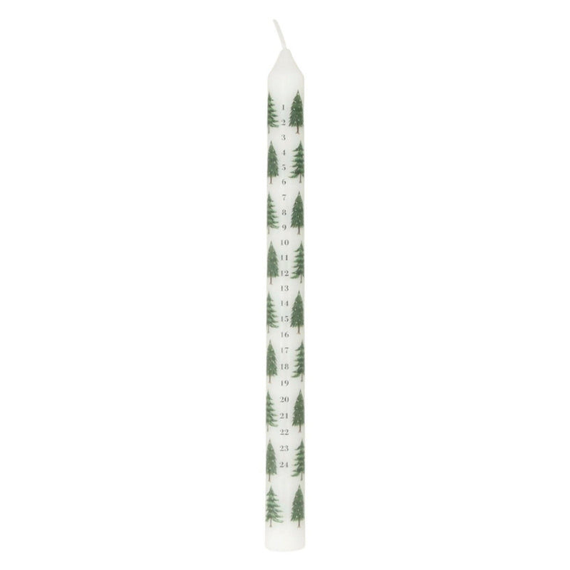 Gisela Graham Trees Advent Calendar Candle 50575 front