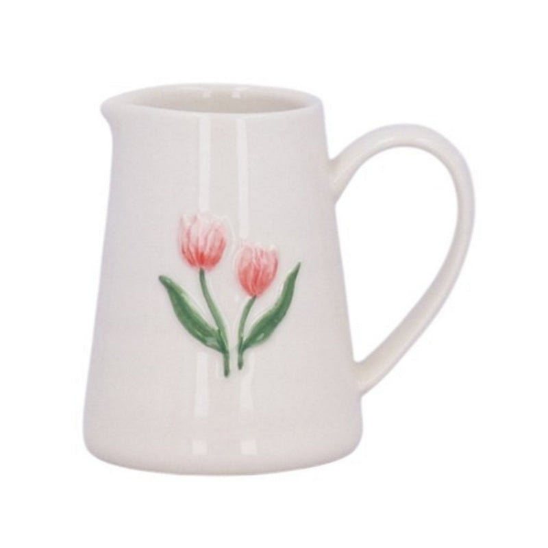 Gisela Graham Tulips Stoneware Mini Jug 35120main