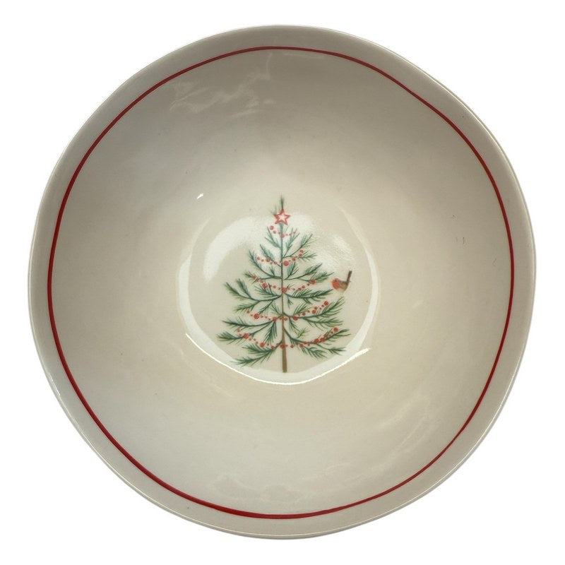 Scandi Trees Stoneware Bowl