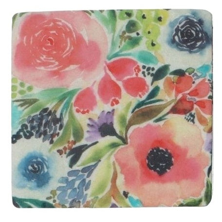 Gisela Graham Summer Blooms Resin Coaster 33308 design 2