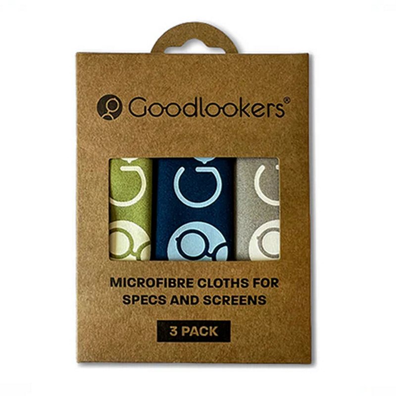 Goodlookers Microfibre Glasses Cloths Assortment B GX1069B3