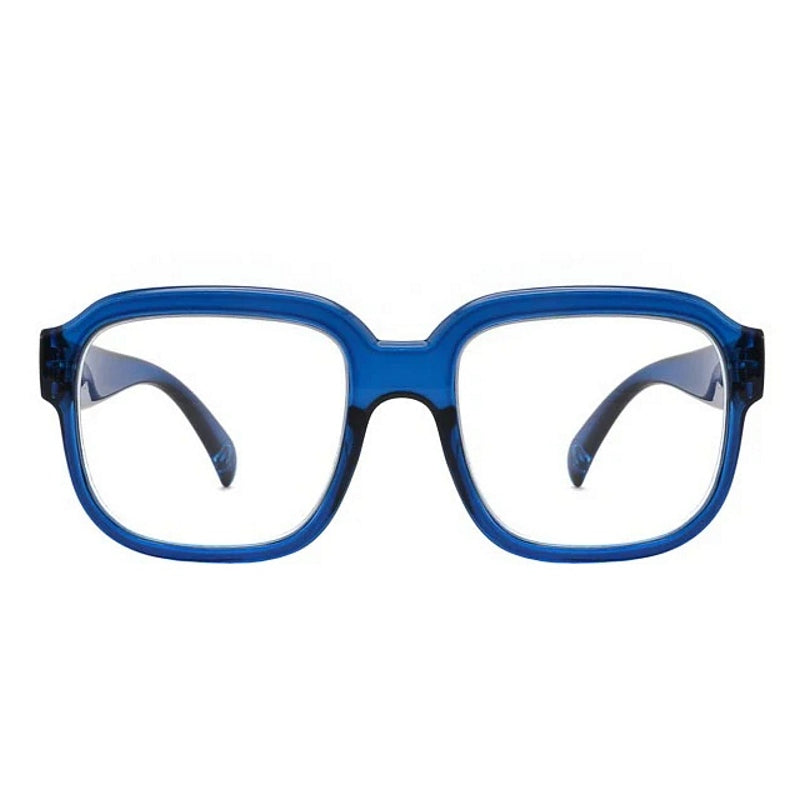 Goodlookers Reading Glasses Pedro Blue GL2337BLU front