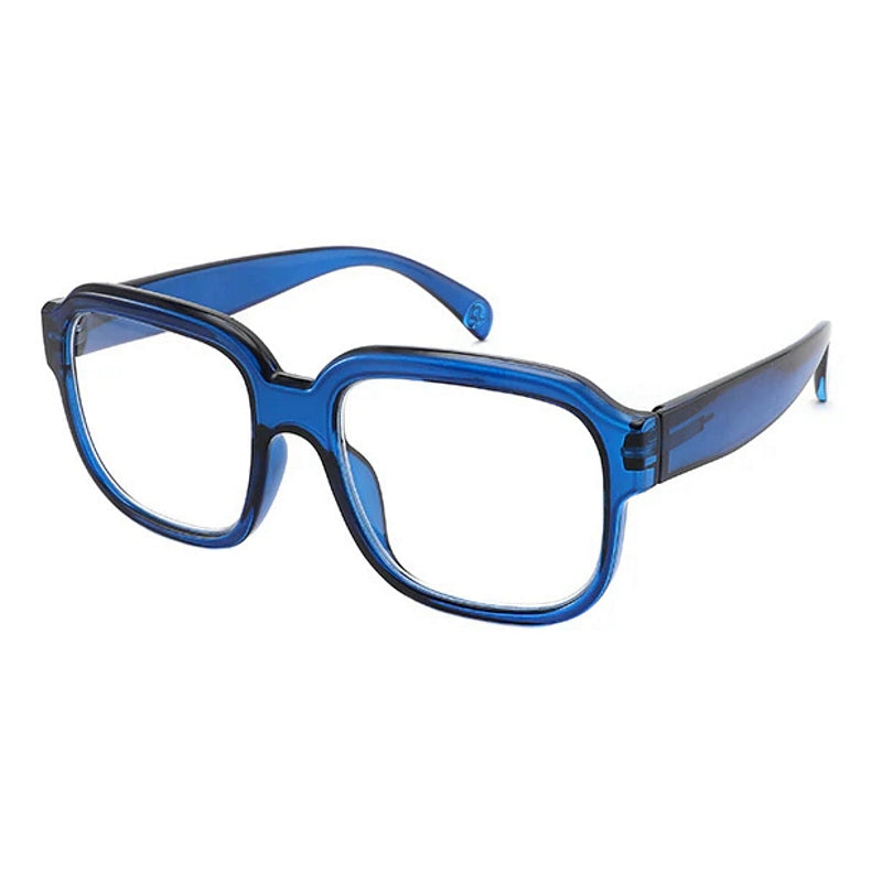 Goodlookers Reading Glasses Pedro Blue GL2337BLU side