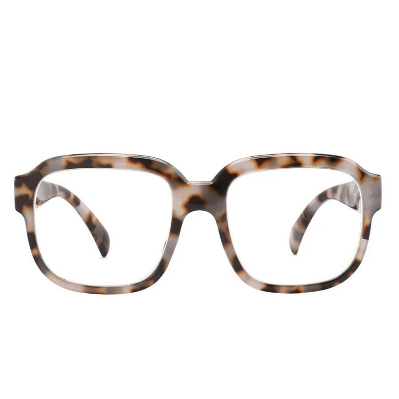 Goodlookers Reading Glasses Pedro White Tortoiseshell GL2337WHT front