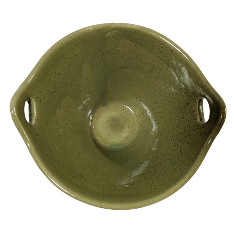 Green Floral Bowl Small inside