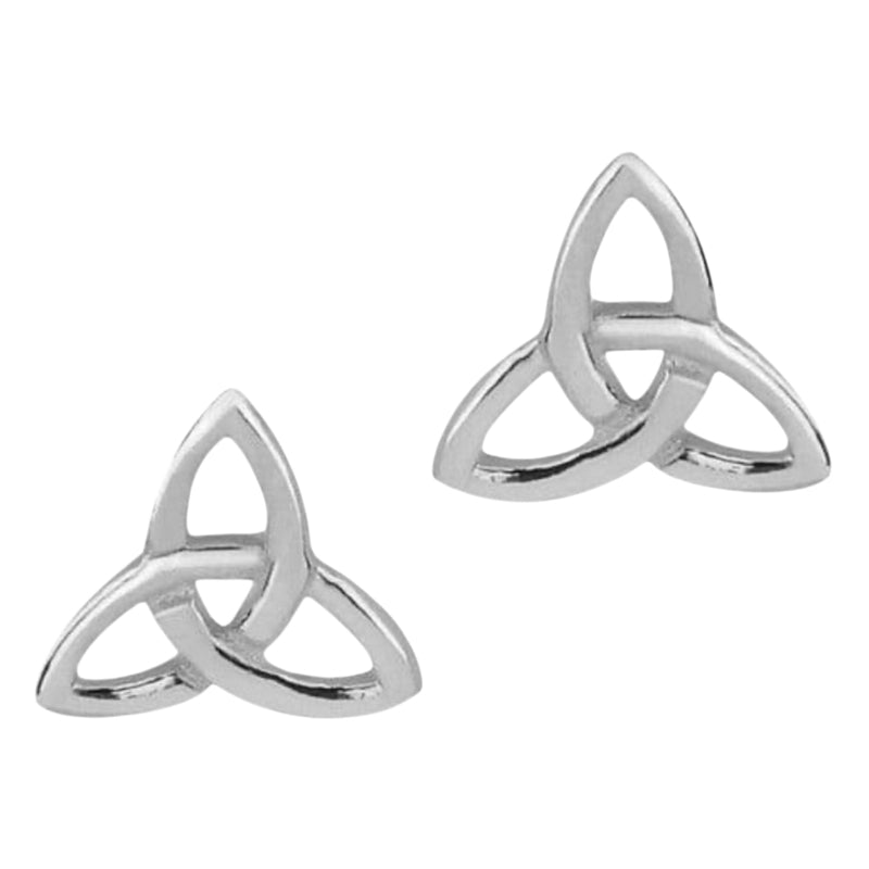 Hamilton & Young Silver Celtic Trinity Knot Stud Earrings main