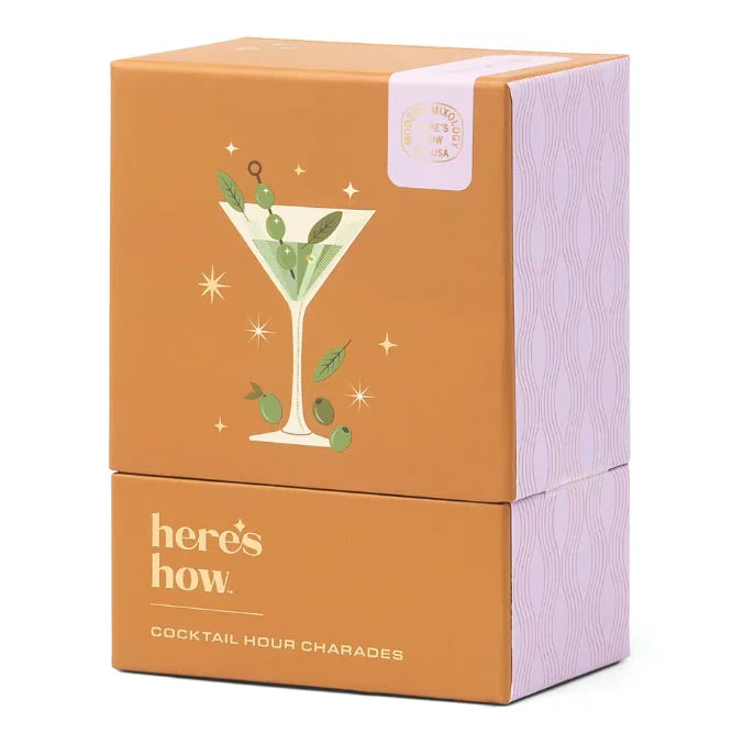 Here's How Cocktail Hour Charades Game HHC191 box