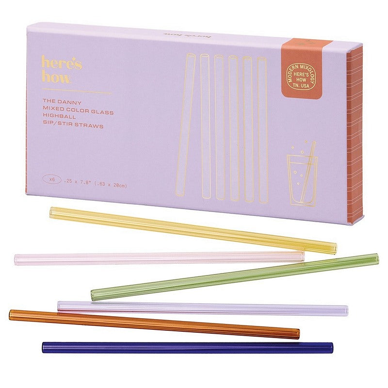 Here's How Dannie Glass Highball Straws HHC167 main