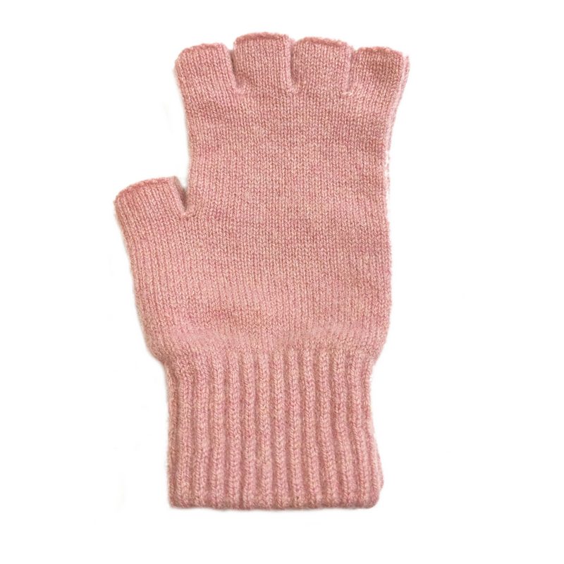 Old School Beauly Knitwear Highlander Fingerless Gloves Calluna