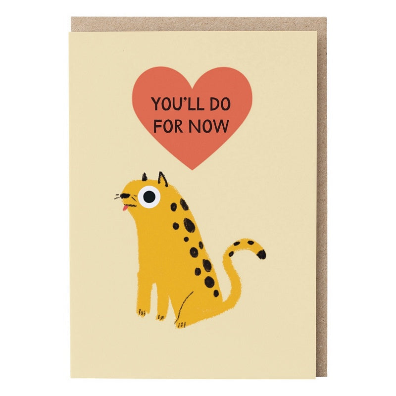 Hole In My Pocket You'll Do For Now Cheetah Card CHEET013 front