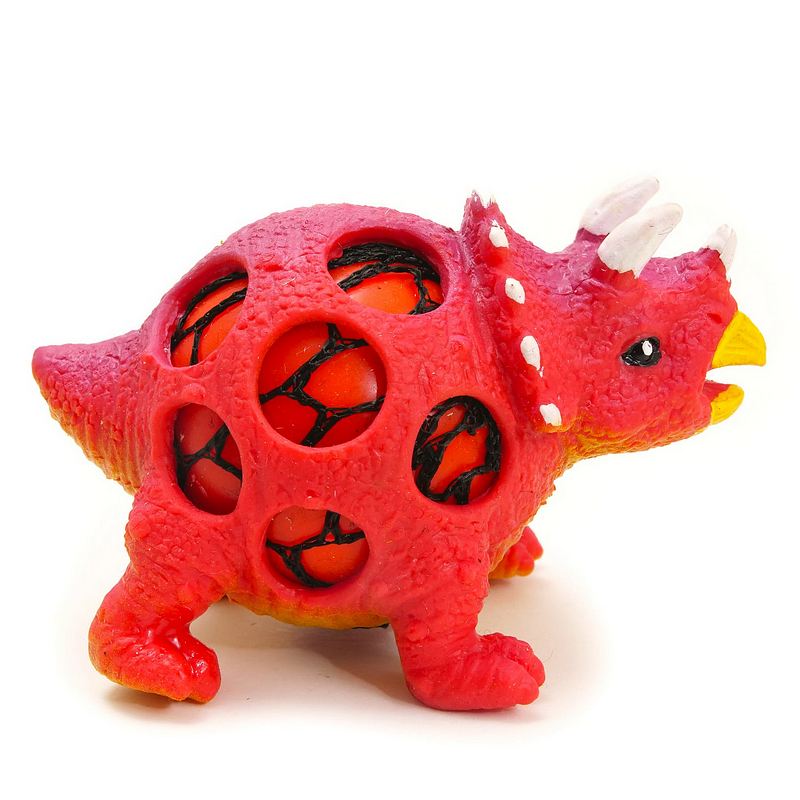 House Of Marbles Squish A Saurus Dinosaur 222129 red