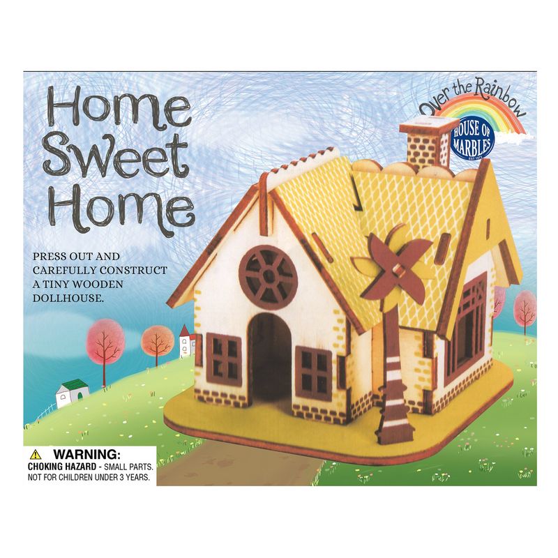 House Of Marbles Wooden Home Sweet Home Construction Kit 220223 Country Farmhouse Package