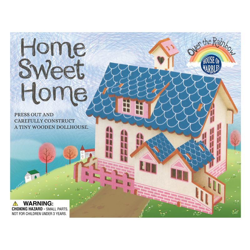 House Of Marbles Wooden Home Sweet Home Construction Kit 220223 Quaint Cottage Package