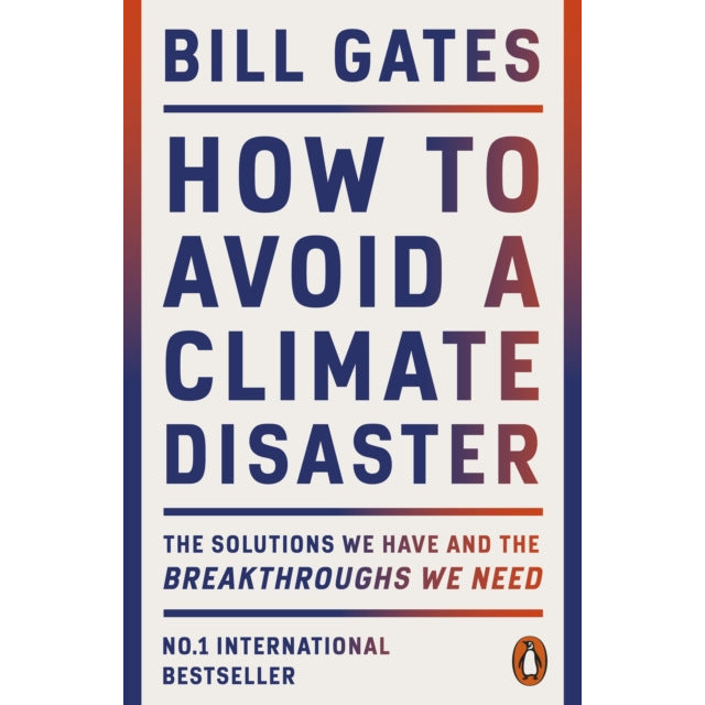 How To Avoid A Climate Disaster by Bill Gates paperback book front