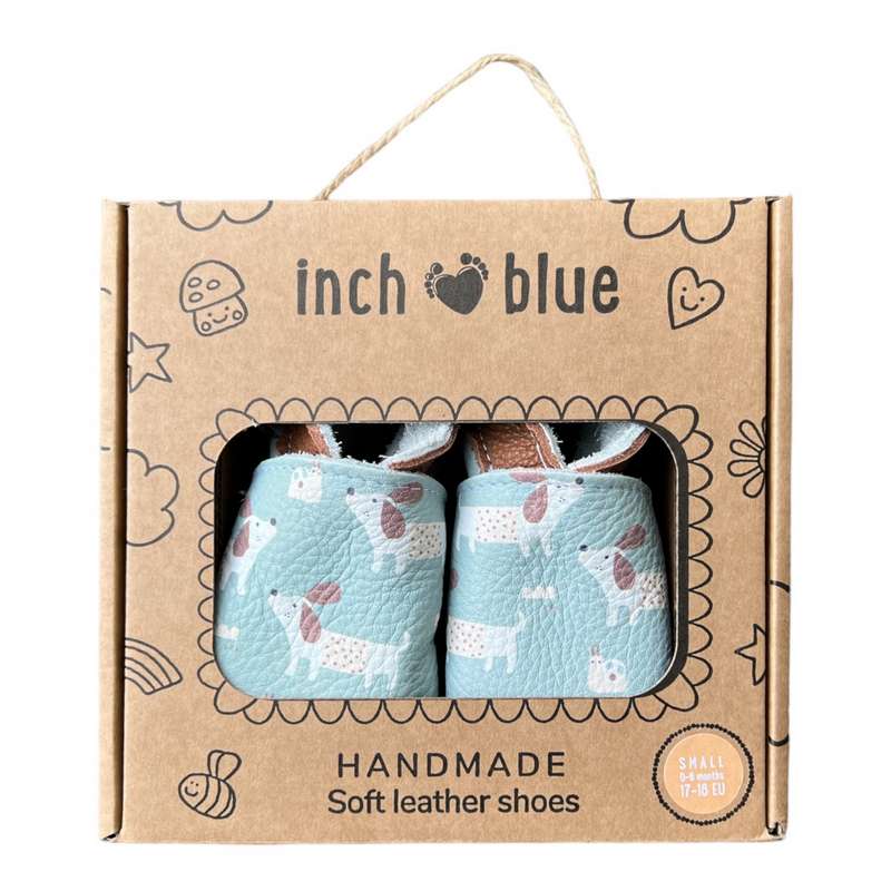 Inch Blue Baby Booties Scout 4206 in box