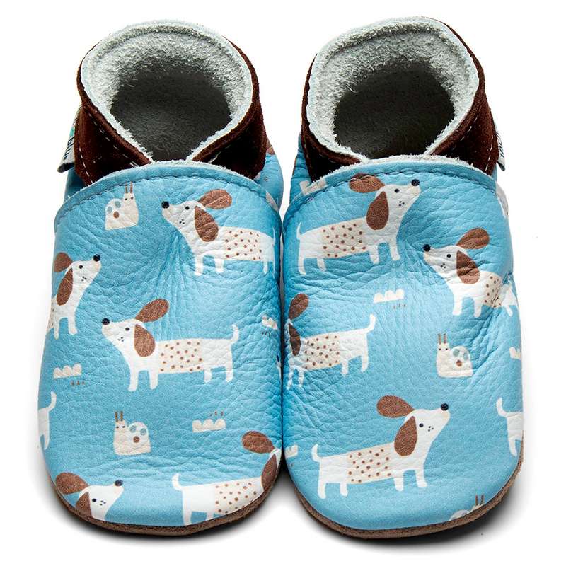 Inch Blue Scout Blue Baby Booties 4400 front