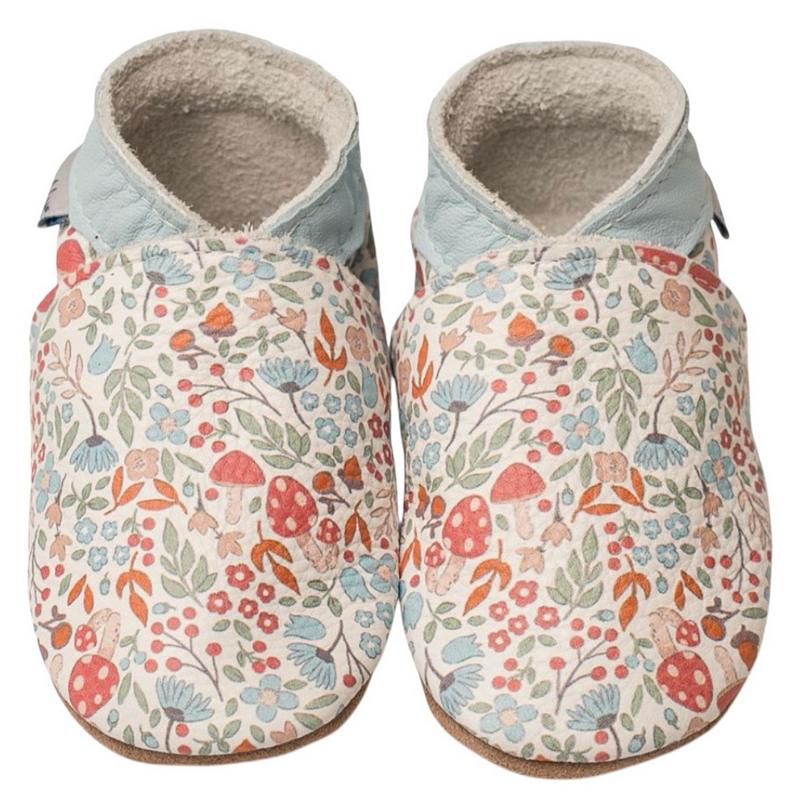 Inch Blue Winnie Leather Baby Booties 4586 front