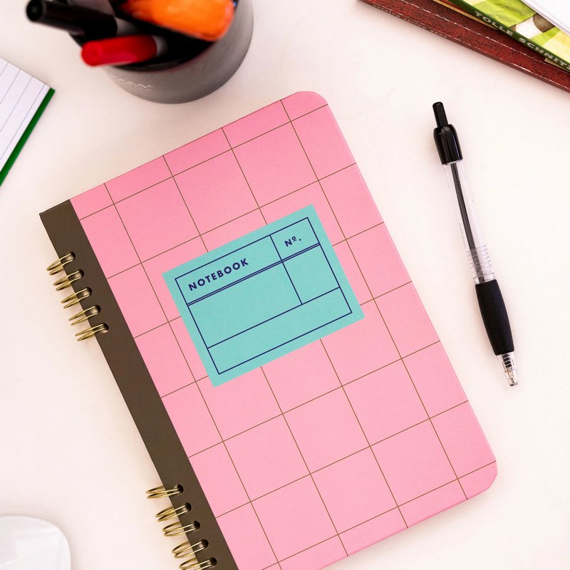 Inkerie Spiral Bound A5 Notebook INK24-A-F lifestyle