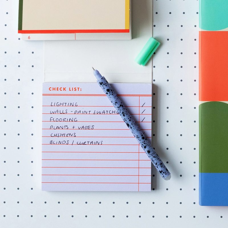 Inkerie Sticky Note Memo Pads Pack of 3 INK19-F in use