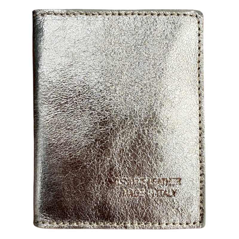 Italian Leather Card Case Bronze front
