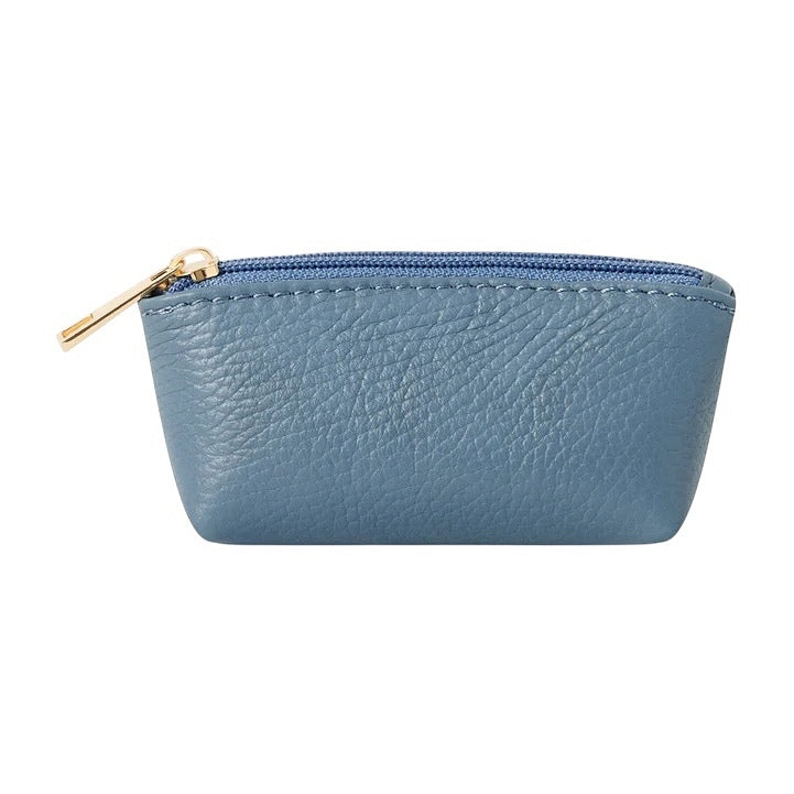 Italian Leather Coin Purse PS598 Denim Blue main