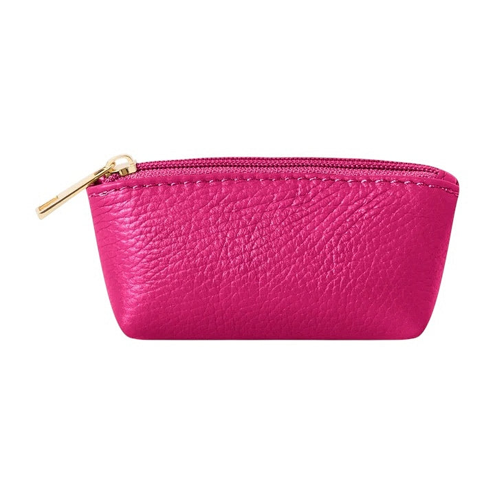 Italian Leather Coin Purse PS598 Fuchsia main