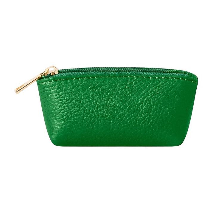 Italian Leather Coin Purse PS598 Green main