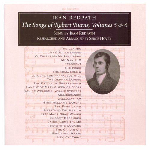 Jean Redpath - Robert Burns Volumes 5 & 6 CDTRAX116 front