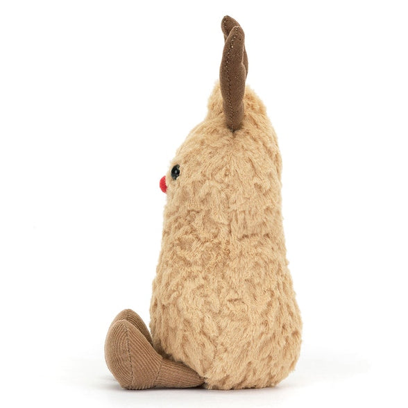 Jellycat Soft Toys Amuseables Peanut Reindeer A6PRD side