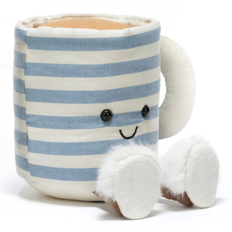 Jellycat Amuseables Rosie Lea Mug of Tea angled