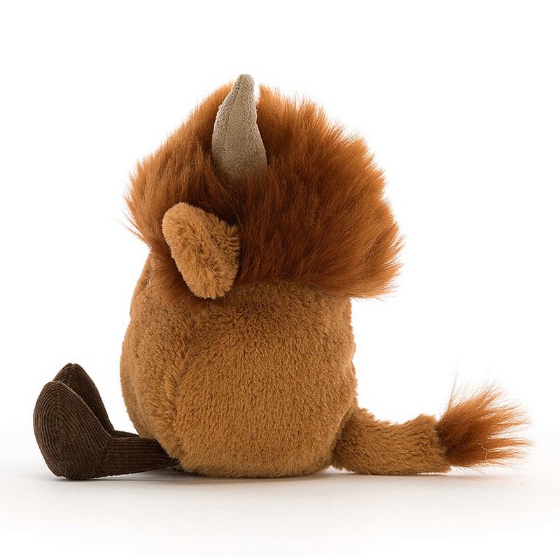 Jellycat Soft Toys Amuseabean Highland Cow AD3HCN side