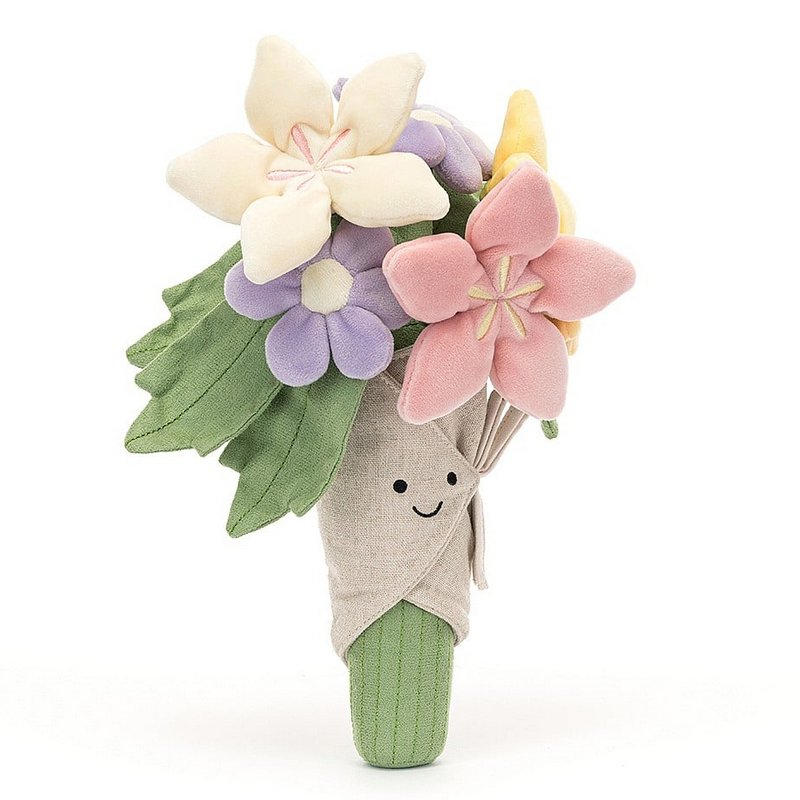 Jellycat Soft Toys Amuseable Bouquet of Flowers A2BFL angled