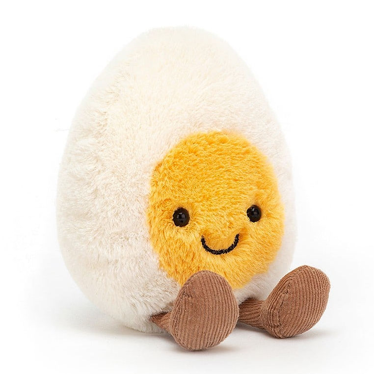 Jellycat Soft Toys Amuseable Happy Boiled Egg front